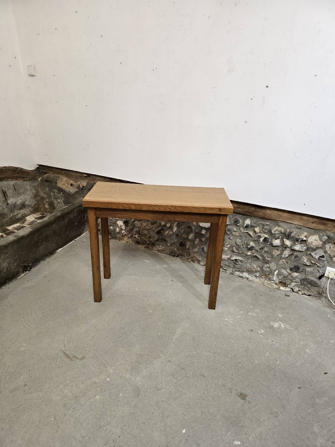 Wooden console, 1970s-1980s