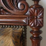 20th century neo-Renaissance style walnut armchair