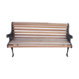 Cast-iron garden bench