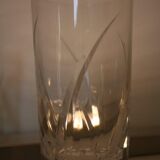 Suite of 3 orangeade cut Crystal glasses SEVRES