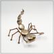 Brass and metal scorpion - 1970s