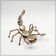 Brass and metal scorpion - 1970s