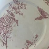 Carmen model flat plate stamped Sarreguemines