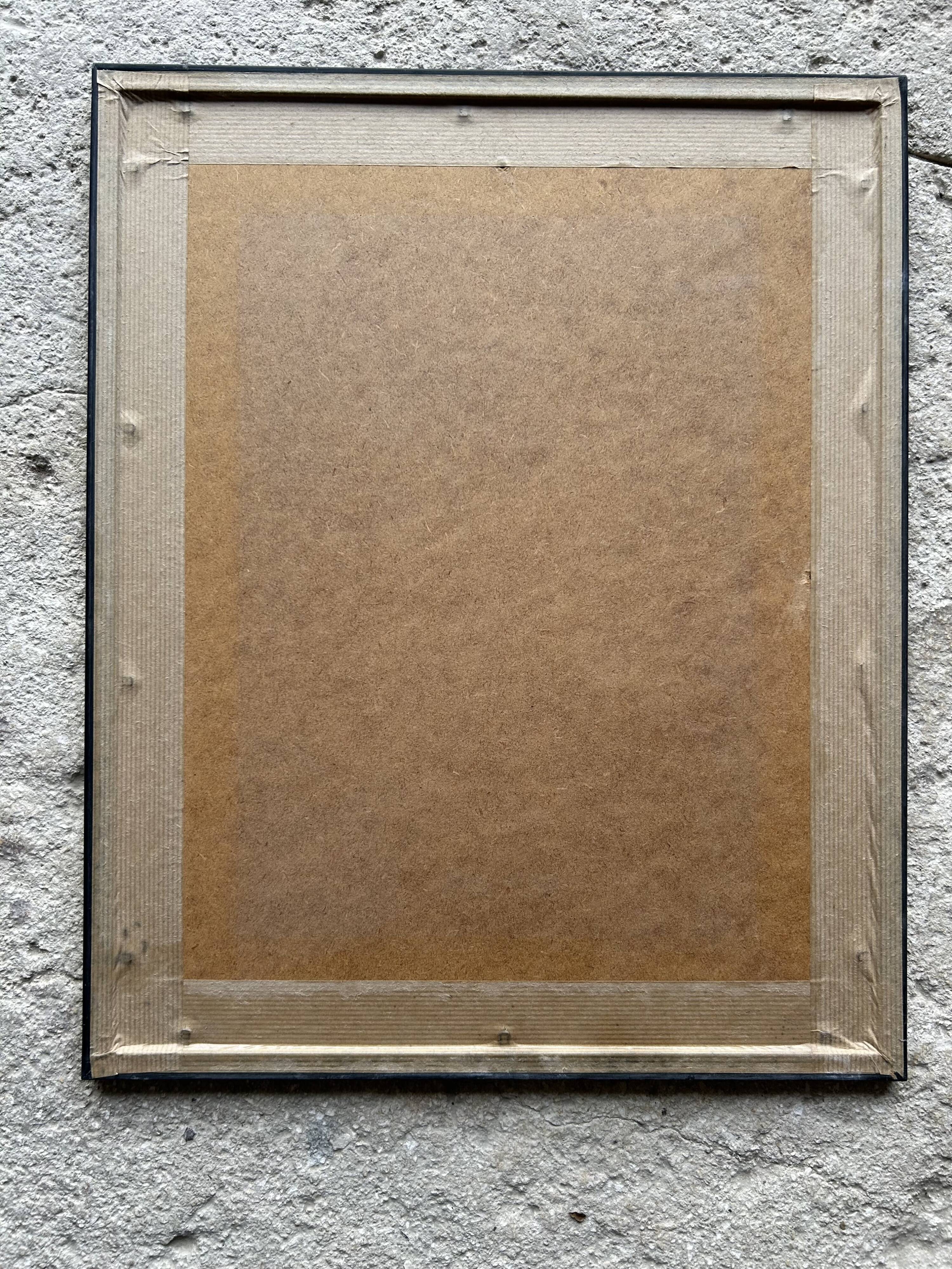 Huile sur papier signée Andrée Ruy Petroff