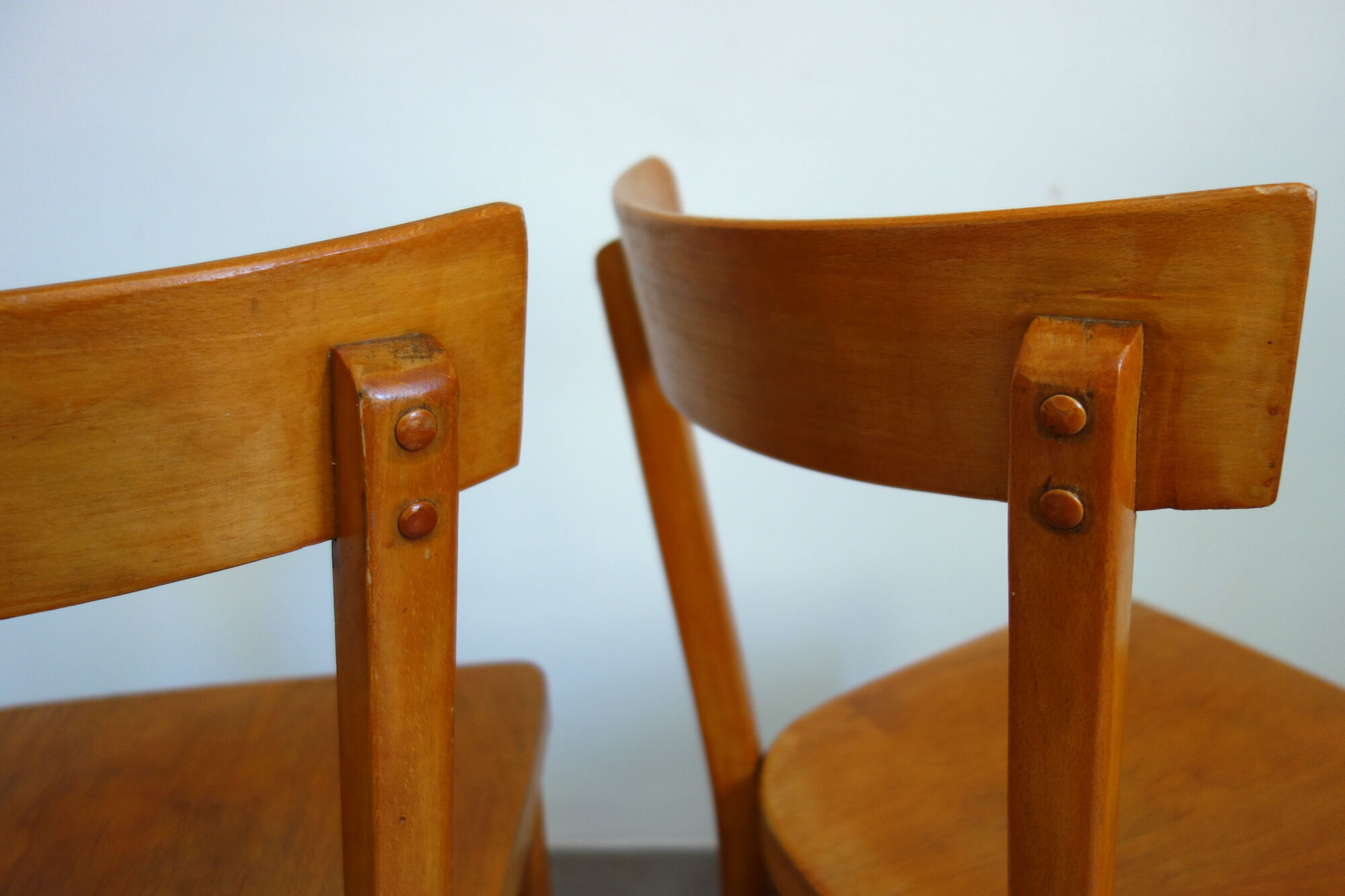 4 vintage bistro Baumann chairs