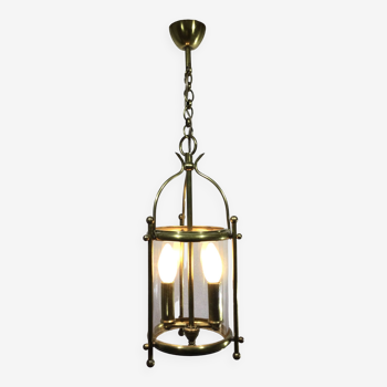 2-light bronze lantern