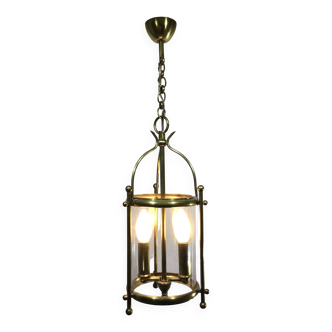 2-light bronze lantern