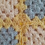 Crocheted baby plaid cover