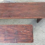 Banc vintage en bois