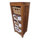 Chest of drawers / Wooden storage column with 4 wicker baskets very