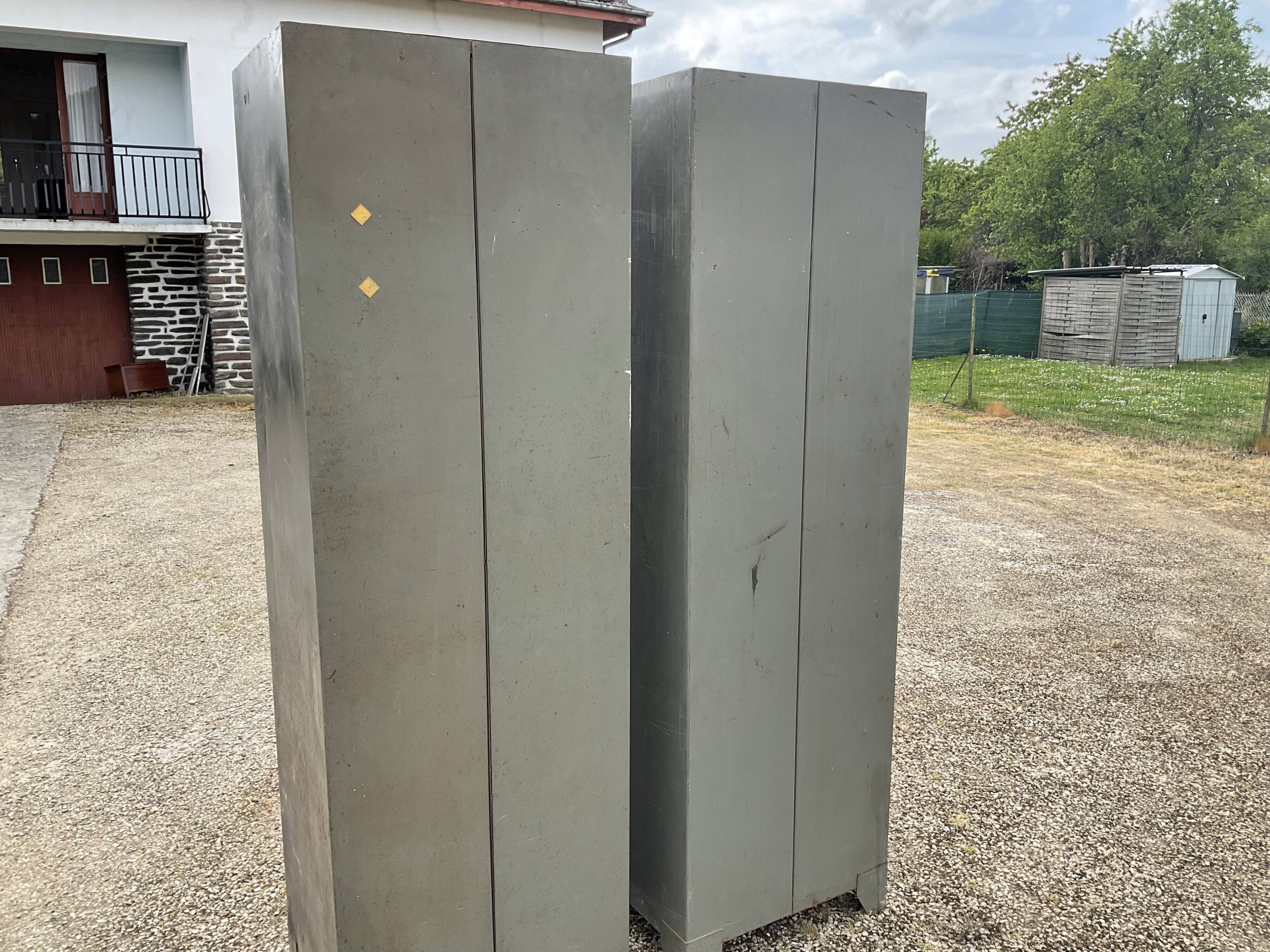 Metal cabinets