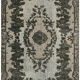 Tapis contemporain oriental des années 1970 168 cm x 260 cm tapis gris fait à la main
