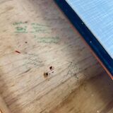 Vintage mini desk with formica top / side table