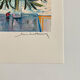 Lithograph (EA) signed by Michel Henry - Bouquet at the Window