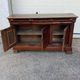 Walnut sideboard, Louis Philippe style, three doors, three shelves