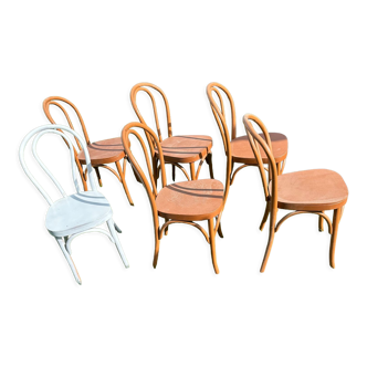 Set of 6 bistro chairs