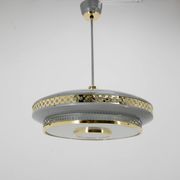 Suspension en métal de l’ère spatiale par Ludib Bratislava, Tchécoslovaquie, années 1960