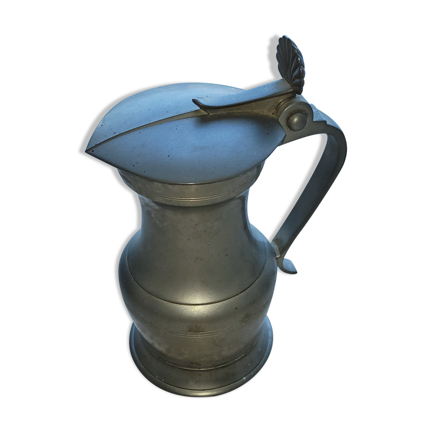 Pewter cutlery pitcher