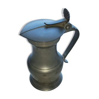 Pewter cutlery pitcher