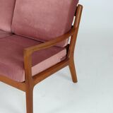 Danish Teak 2-Sitzer Sofa 'Senator' von Ole Wanscher für Cado