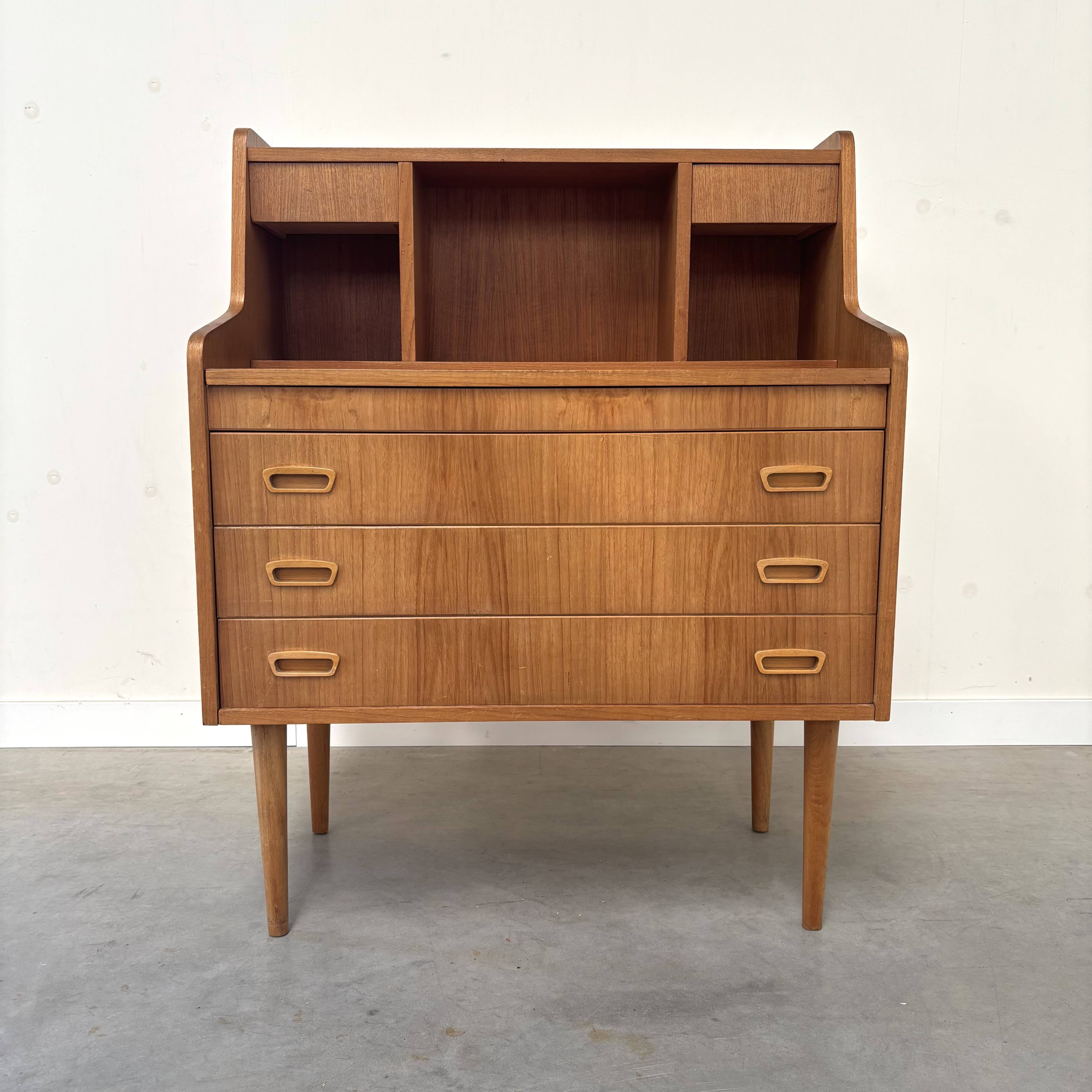 Danish teak secretaire 1960s