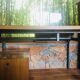 Bureau noyer vintage