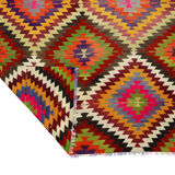 Tapis kilim artisanal d’Anatolie 264 cm x 172 cm