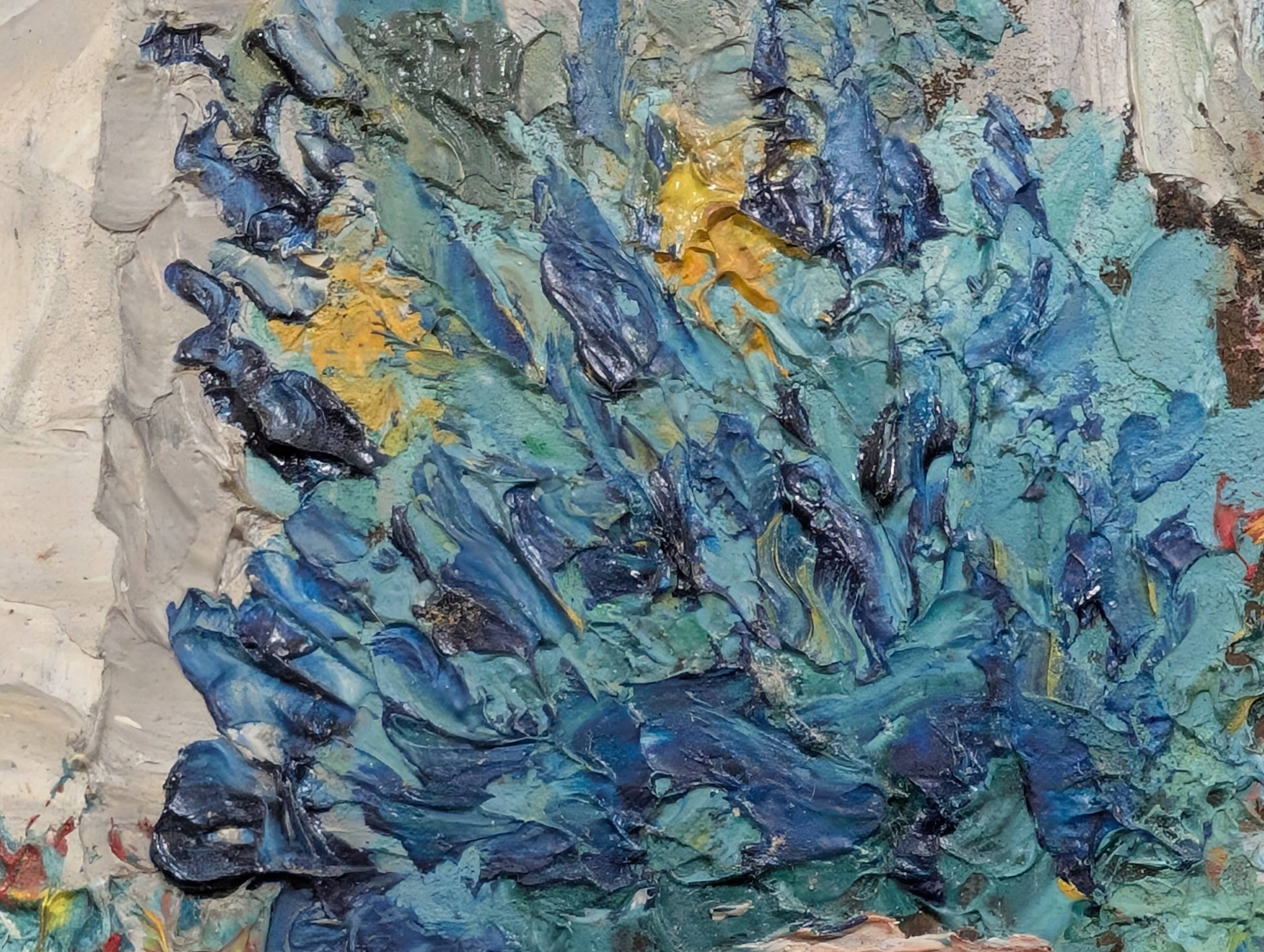 Old oil painting 1971