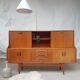 Vtg Mid Century G Plan Fresco Teak Highboard Sideboard Danish Design Retro 60s