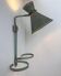 Vintage adjustable wall lamp, brass and patinated green, Italy 1950