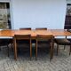 Ensemble de salle à manger vintage Lubke 8 pièces