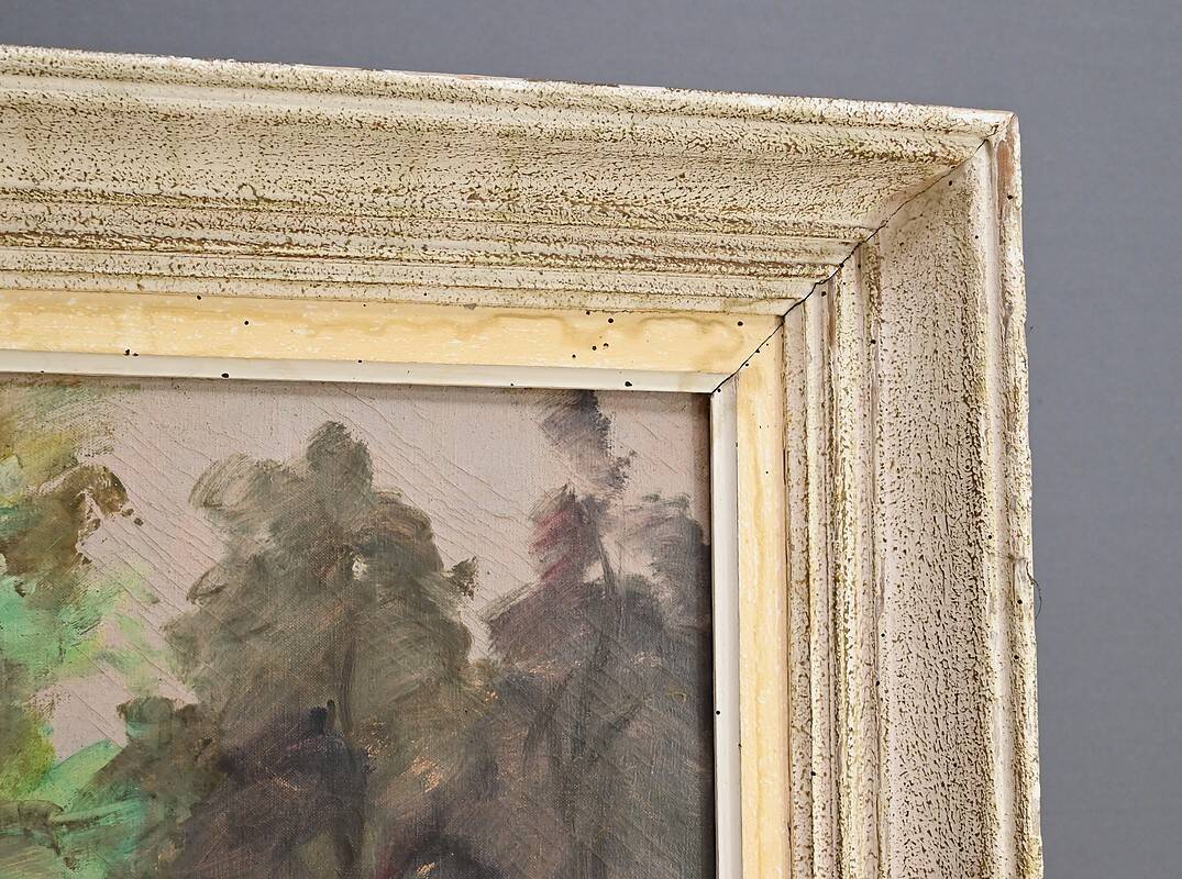 Large Painting “The Mill”, signed Reney – Part 1 of the 20th century