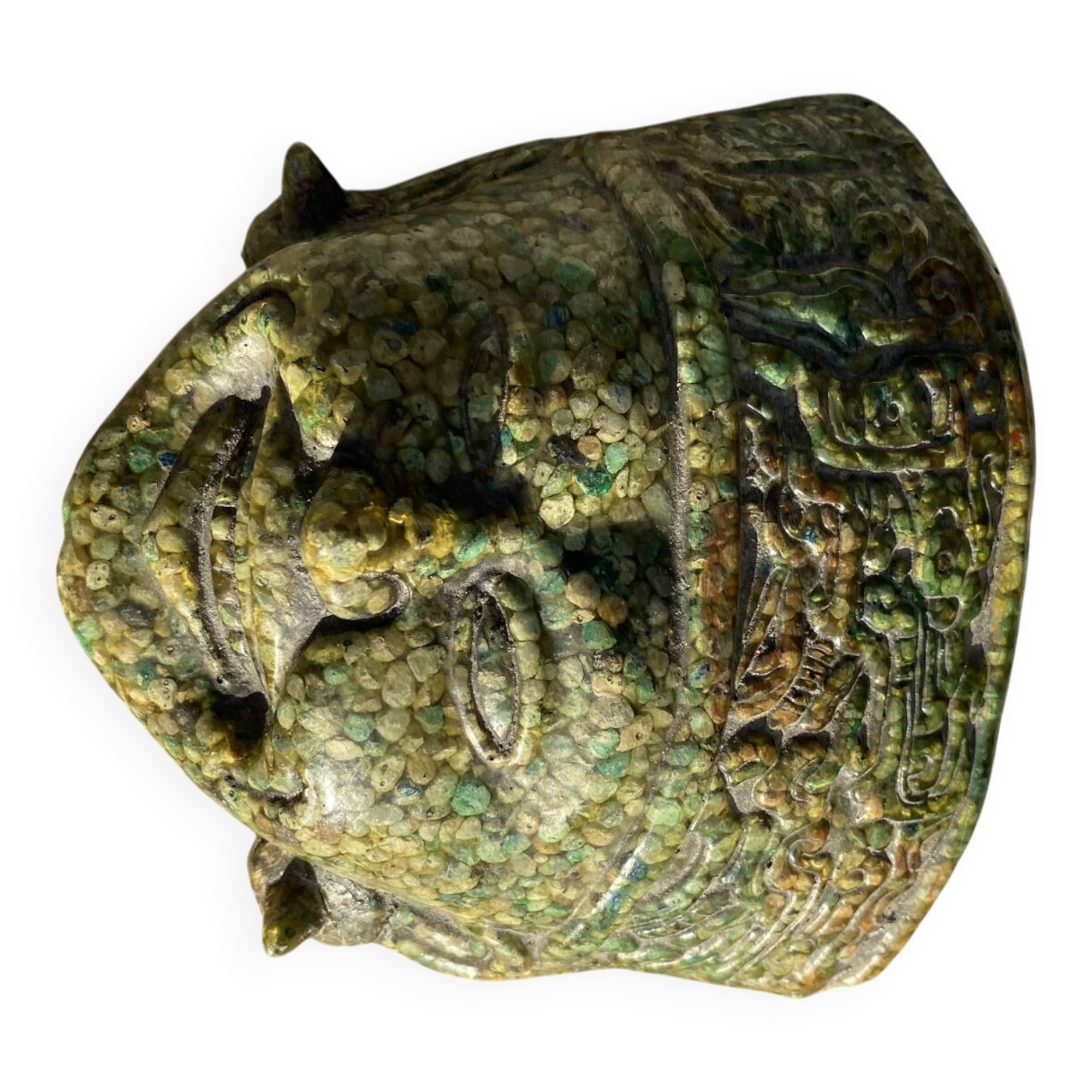 Maya Wall Mask Collection - Unique Stone Mosaic