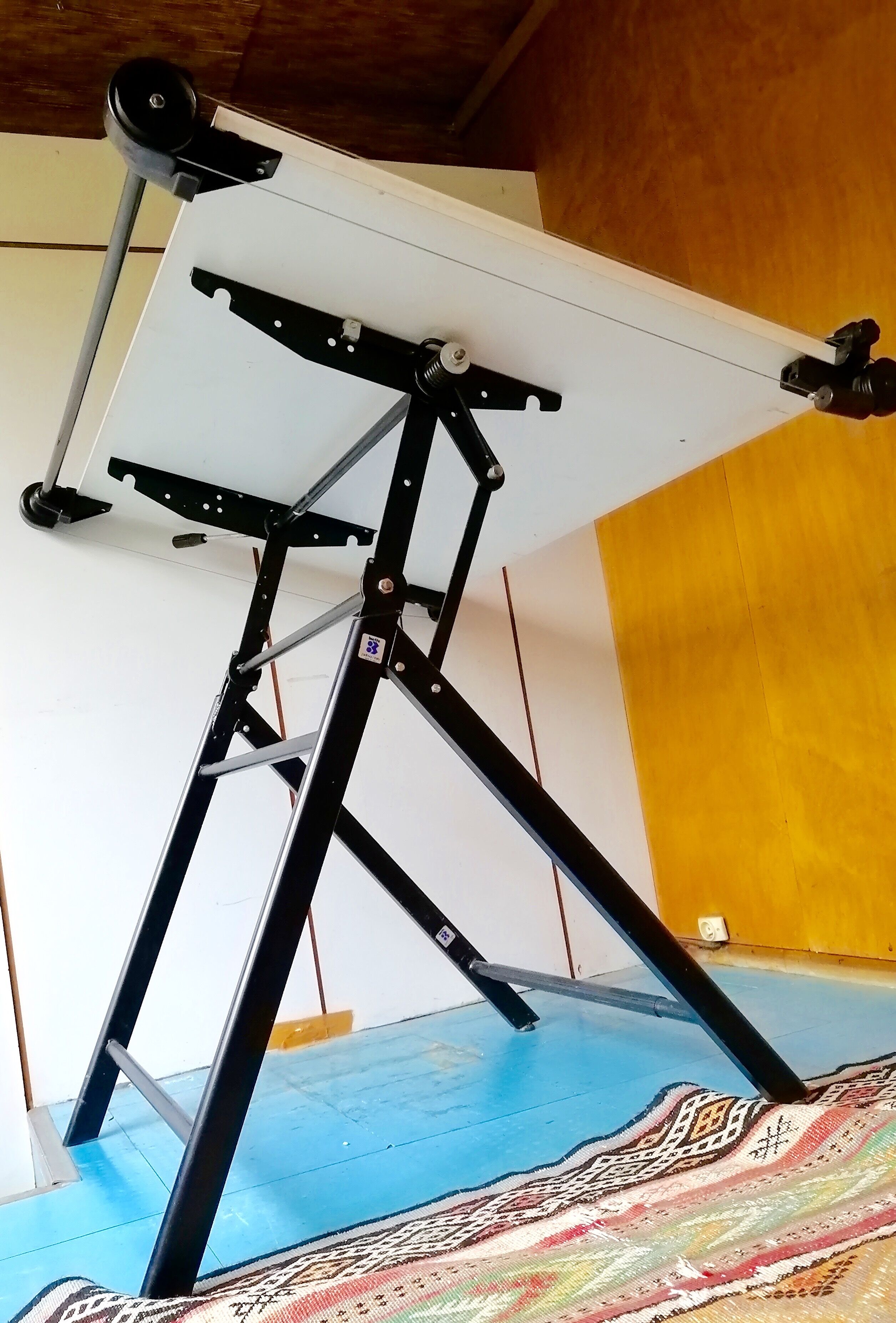 Bieffe architect's drawing table with ruler Selency