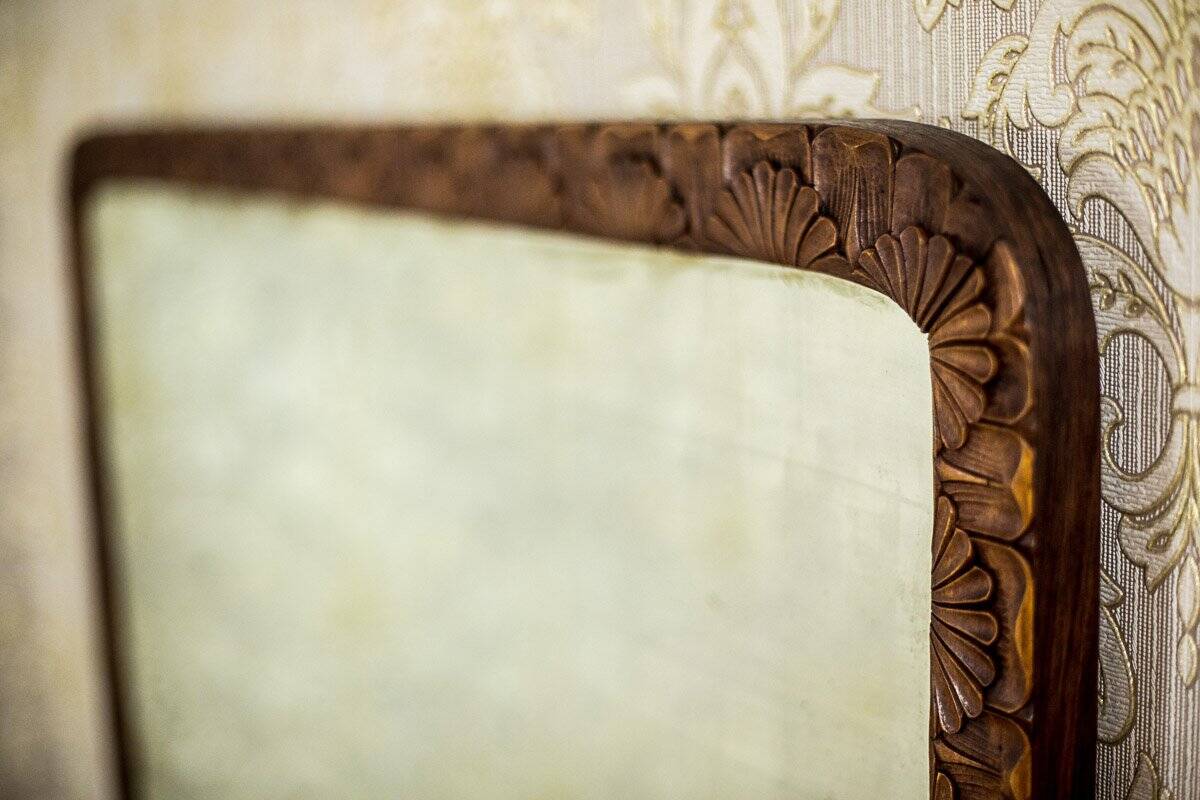 Pearwood Vanity Table with Mirror, 1900s