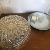 Vintage iridescent amber ceiling