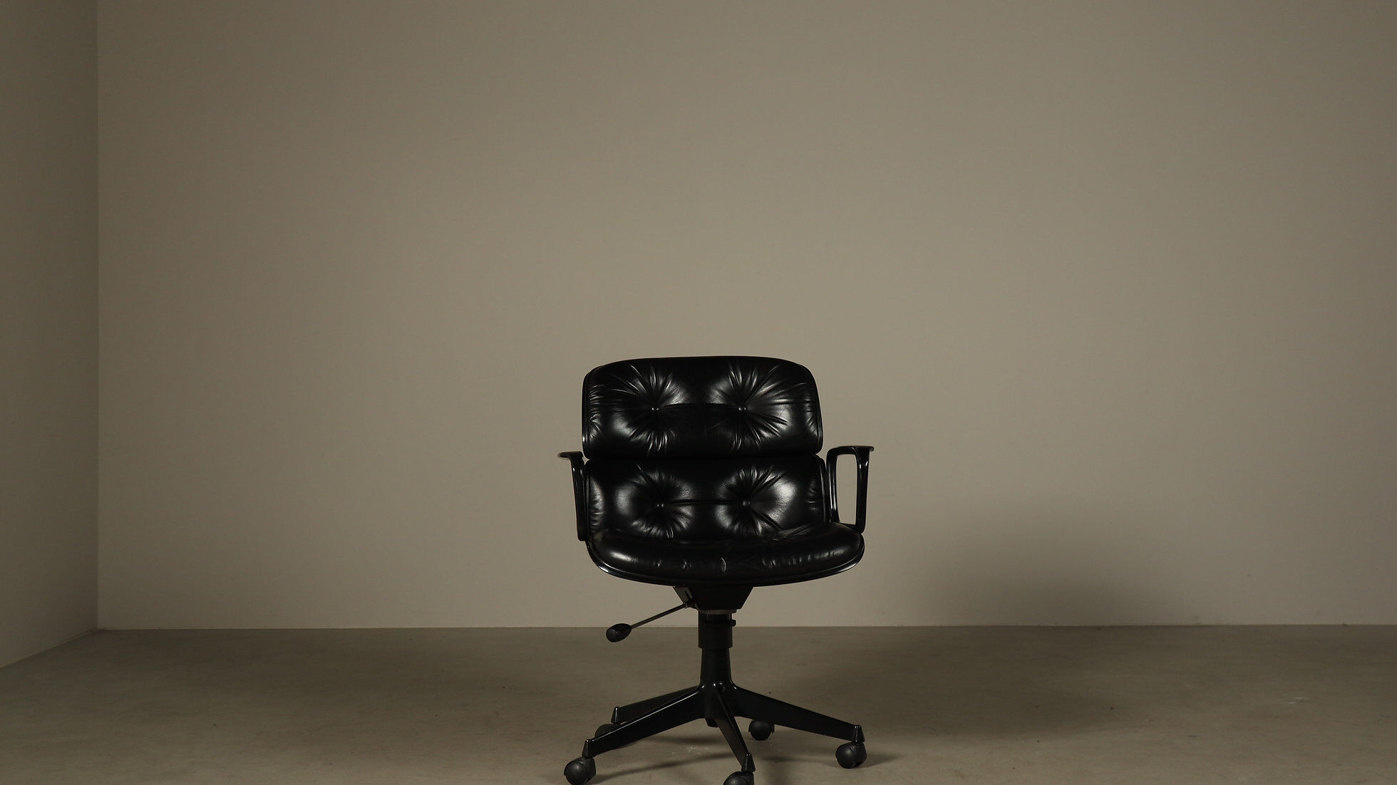 Ennio Fazioli “Parioli” executive office chair for MIM Roma, Italy, 1970s
