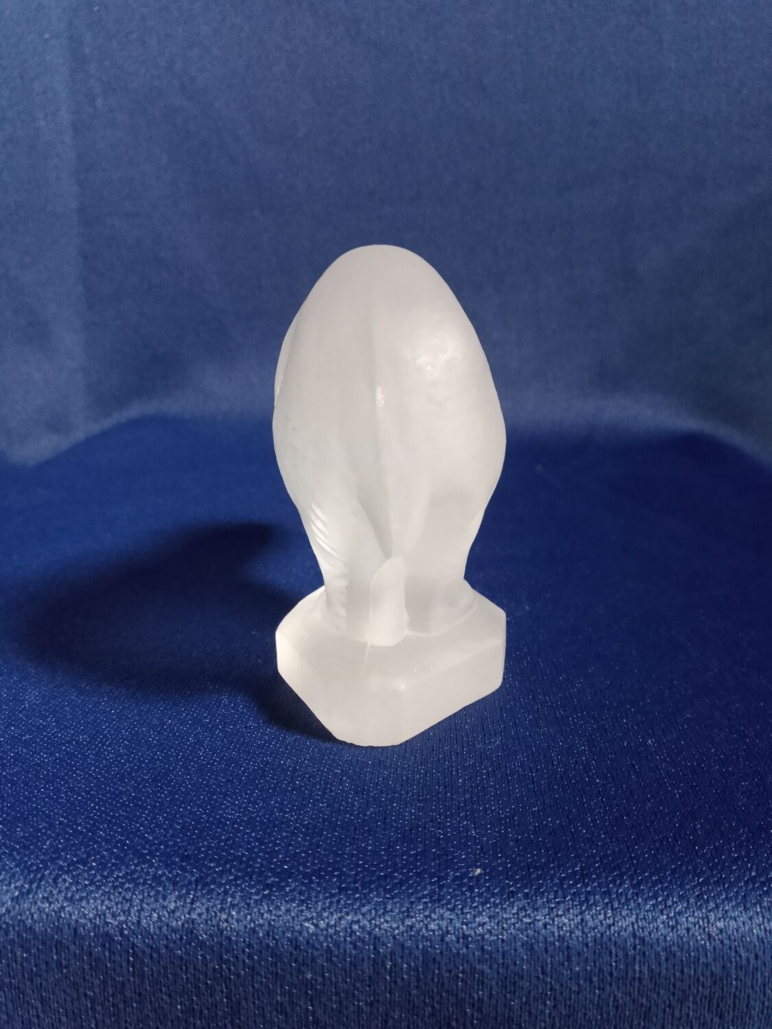 Frosted Glass Bear Paperweight