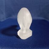 Frosted Glass Bear Paperweight