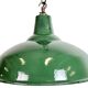 Industrial British Green Enamel Factory Pendant Lamp, 1960s