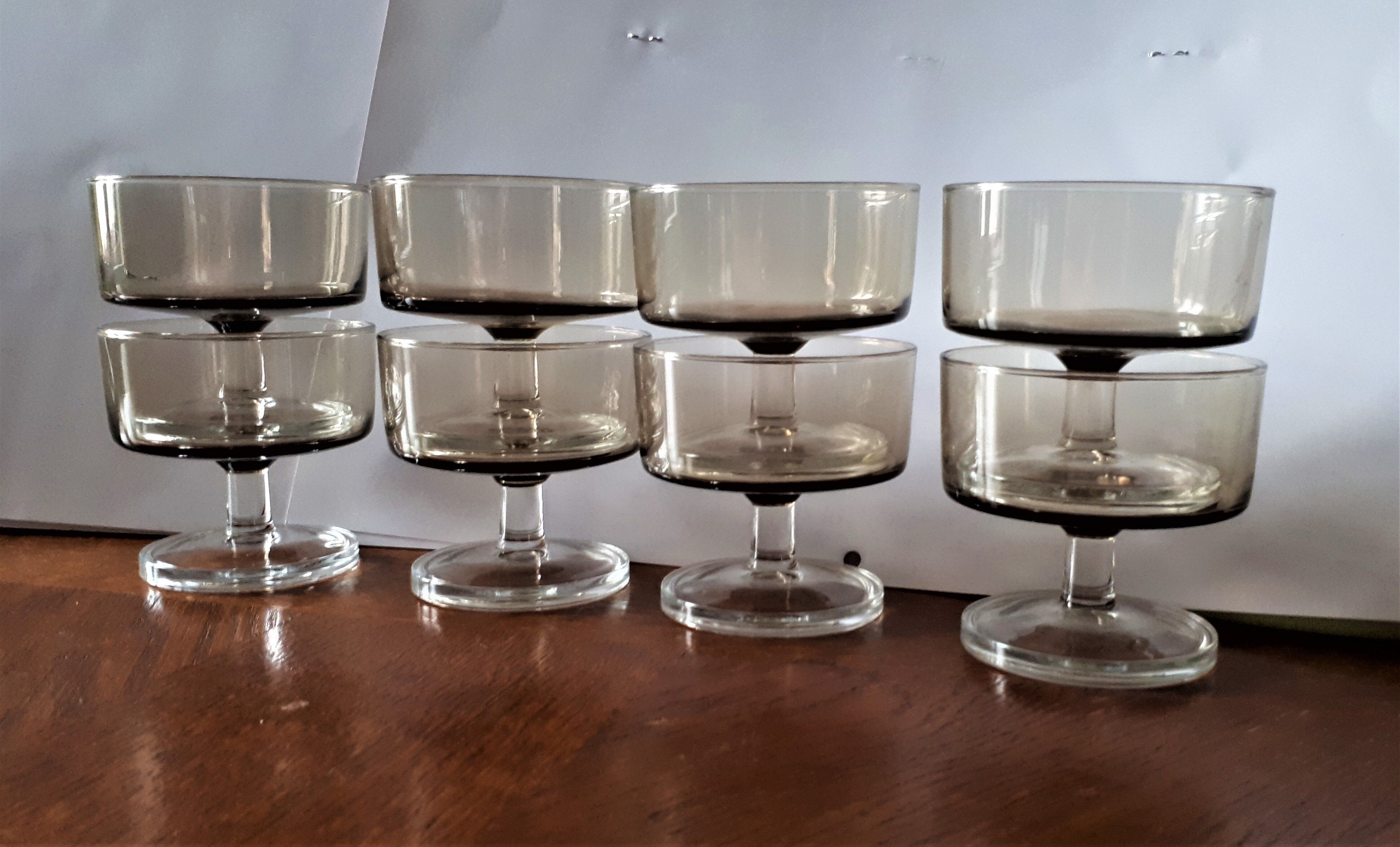 Champagne, ice or fruit glasses