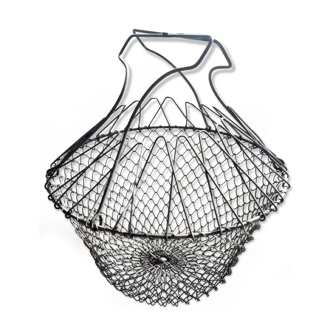 Foldable old salad basket