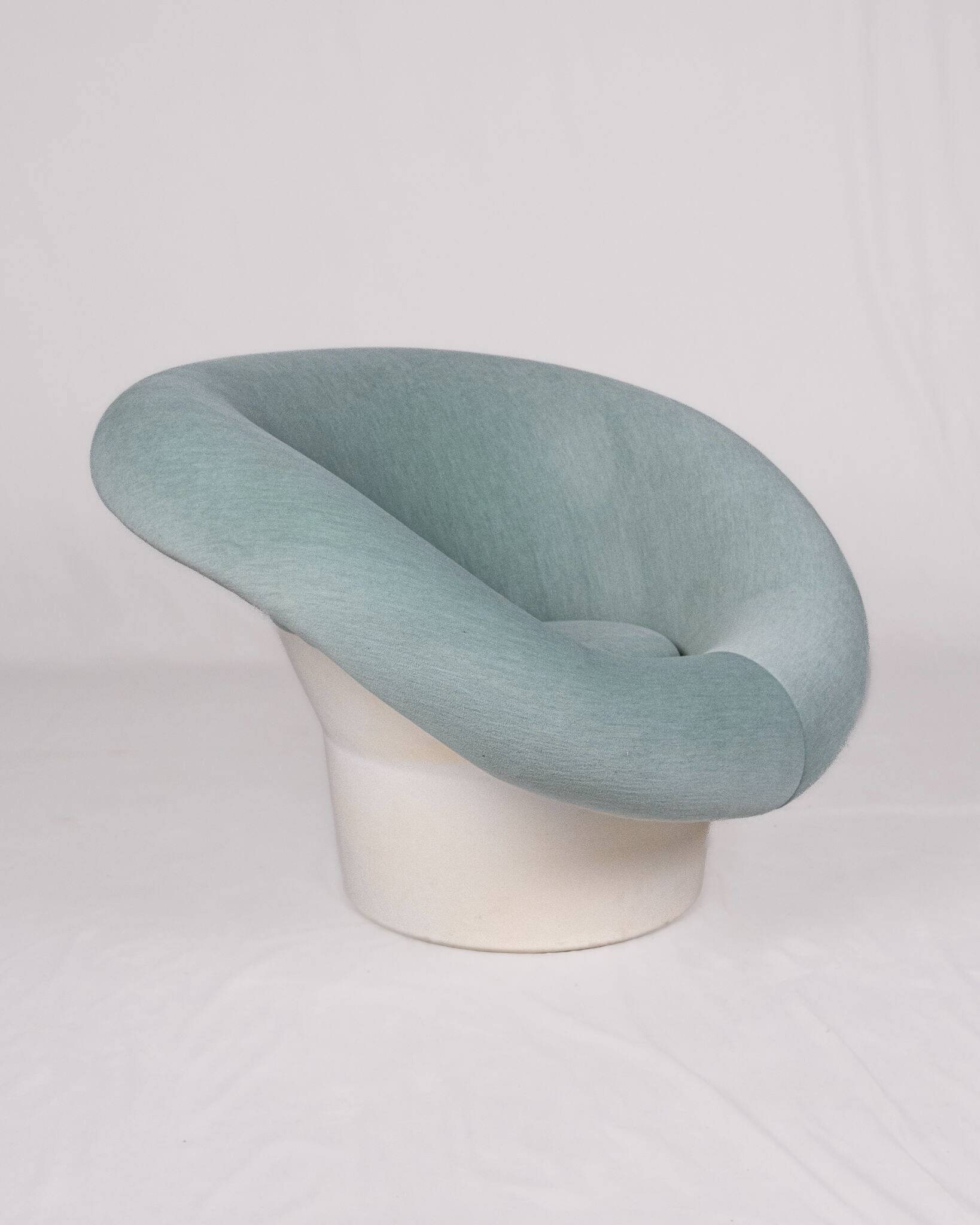 Krokus armchair in velvet by Lennart Bender for Ulferts AB, Sweden, 1970s