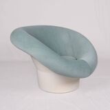 Krokus armchair in velvet by Lennart Bender for Ulferts AB, Sweden, 1970s