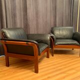 A pair of armchairs, Denmark, 1970s