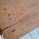 Farmhouse coffee table in raw wood with storage chest