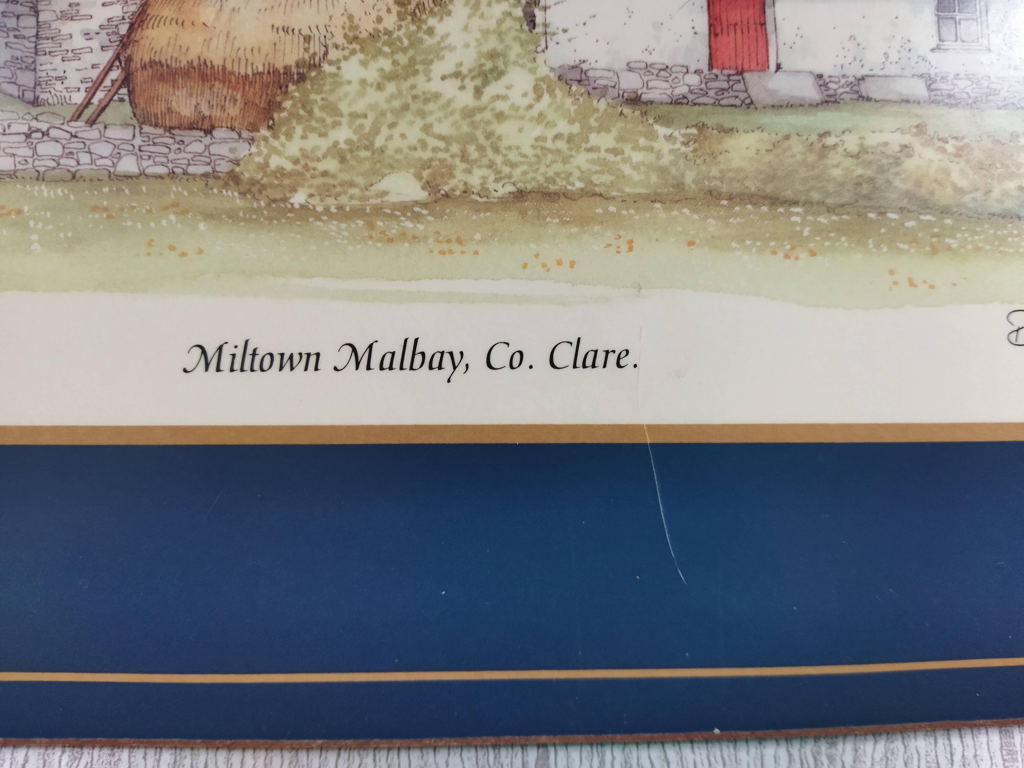 Placemats "Traditional houses of Ireland"