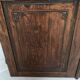 Double cupboard doors in carved oak, 20th century