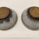 Pair of vintage stoneware bowls – Signed OL / VN (Vallée Noire)