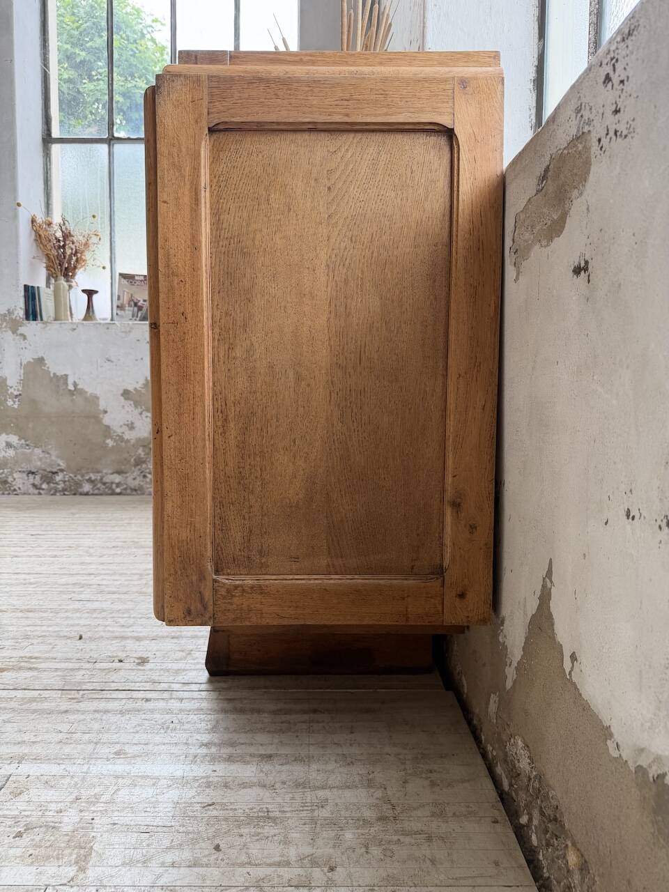 Enfilade storage unit oak Art Deco 1940 Dudouyt